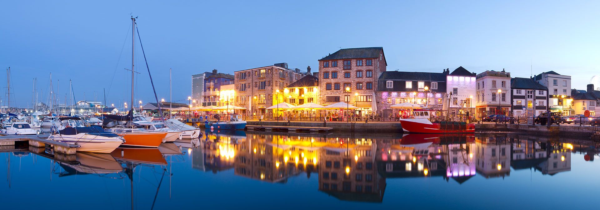 The Barbican Plymouth by Night