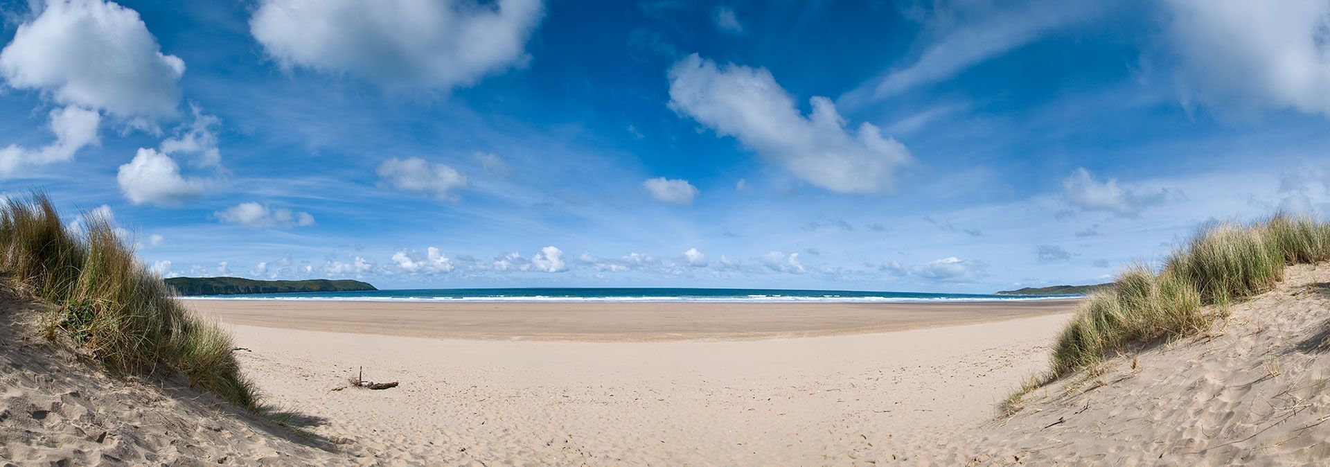 Sand Dunes on Devon Beach